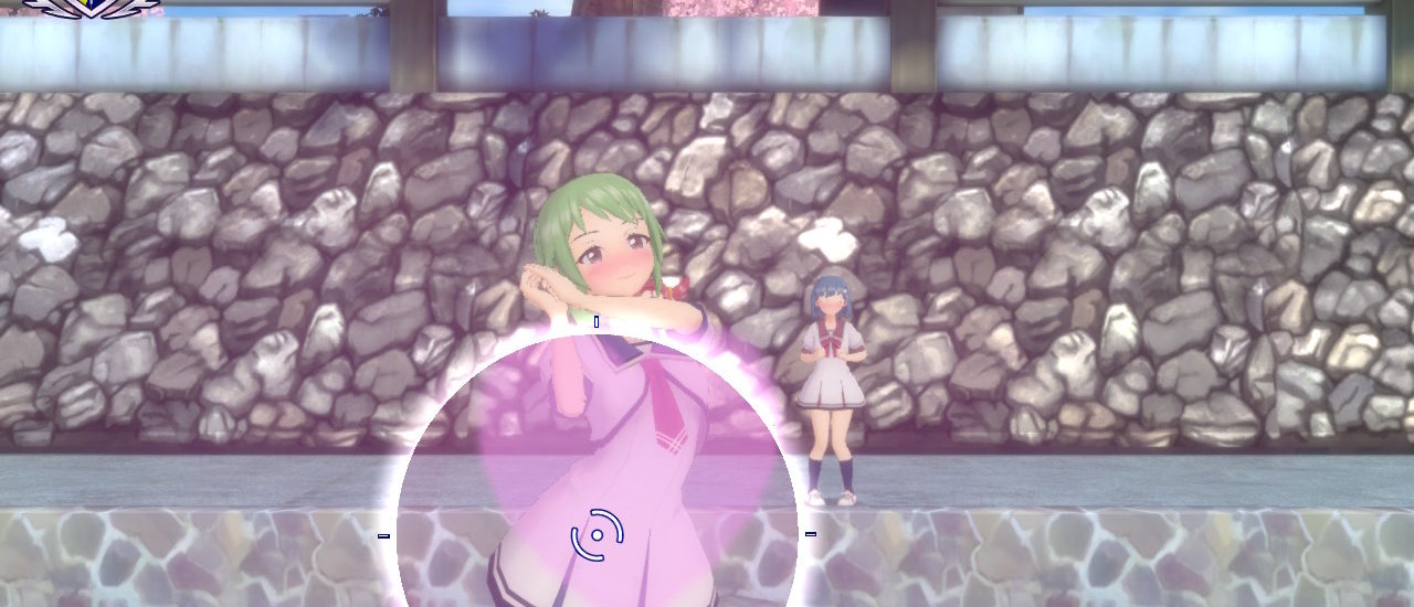 Gal*Gun battle scene