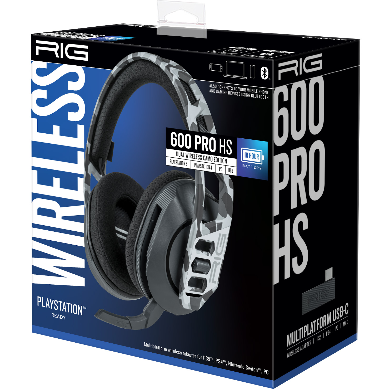 RIG 700HS Camo - Wireless Gaming Headset (for PS4 PS5) - Arctic  Camo.NEW!!