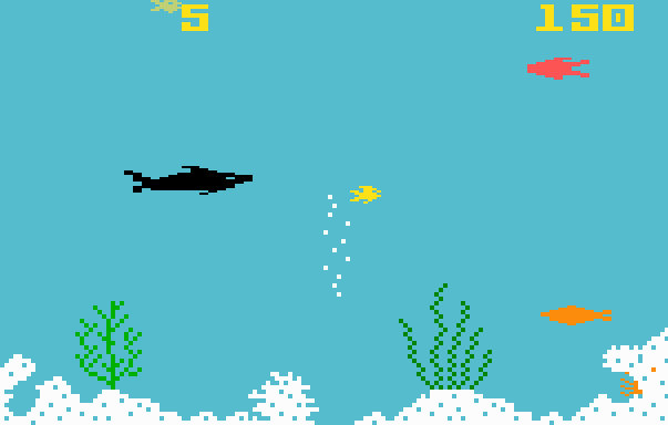 Shark! Shark! para Intellivision (1983)