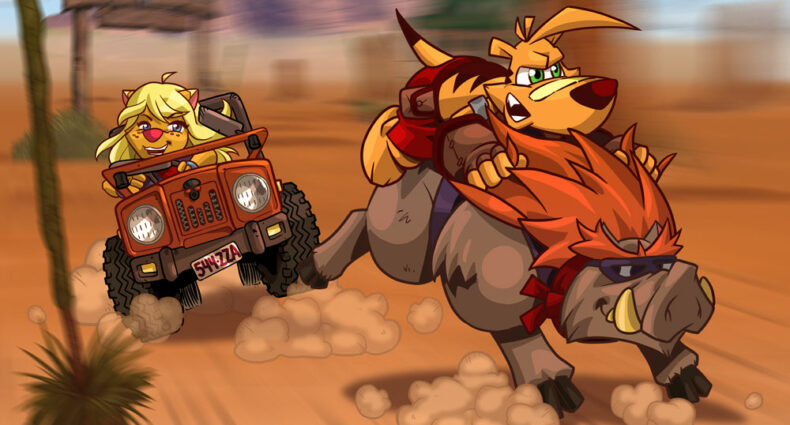 Ty the Tasmanian Tiger - Nintendo Switch - Chase scene