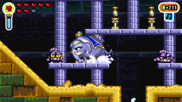 Shantae Risky Revolution – elephant
