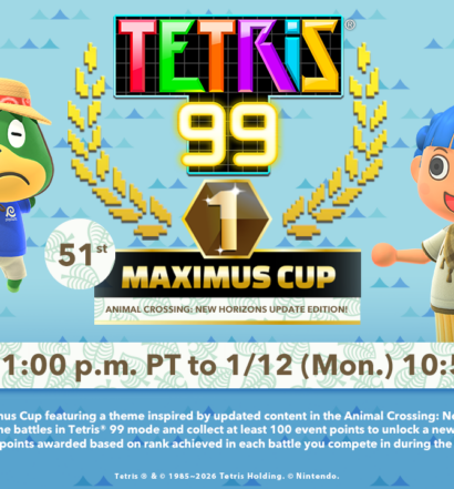 Tetris MAXIMUS event - Nintendo Switch eShop