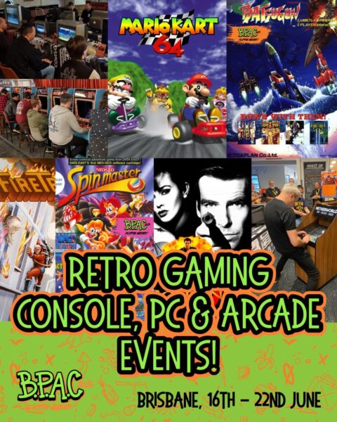 BPAC  retro gaming events June 2026