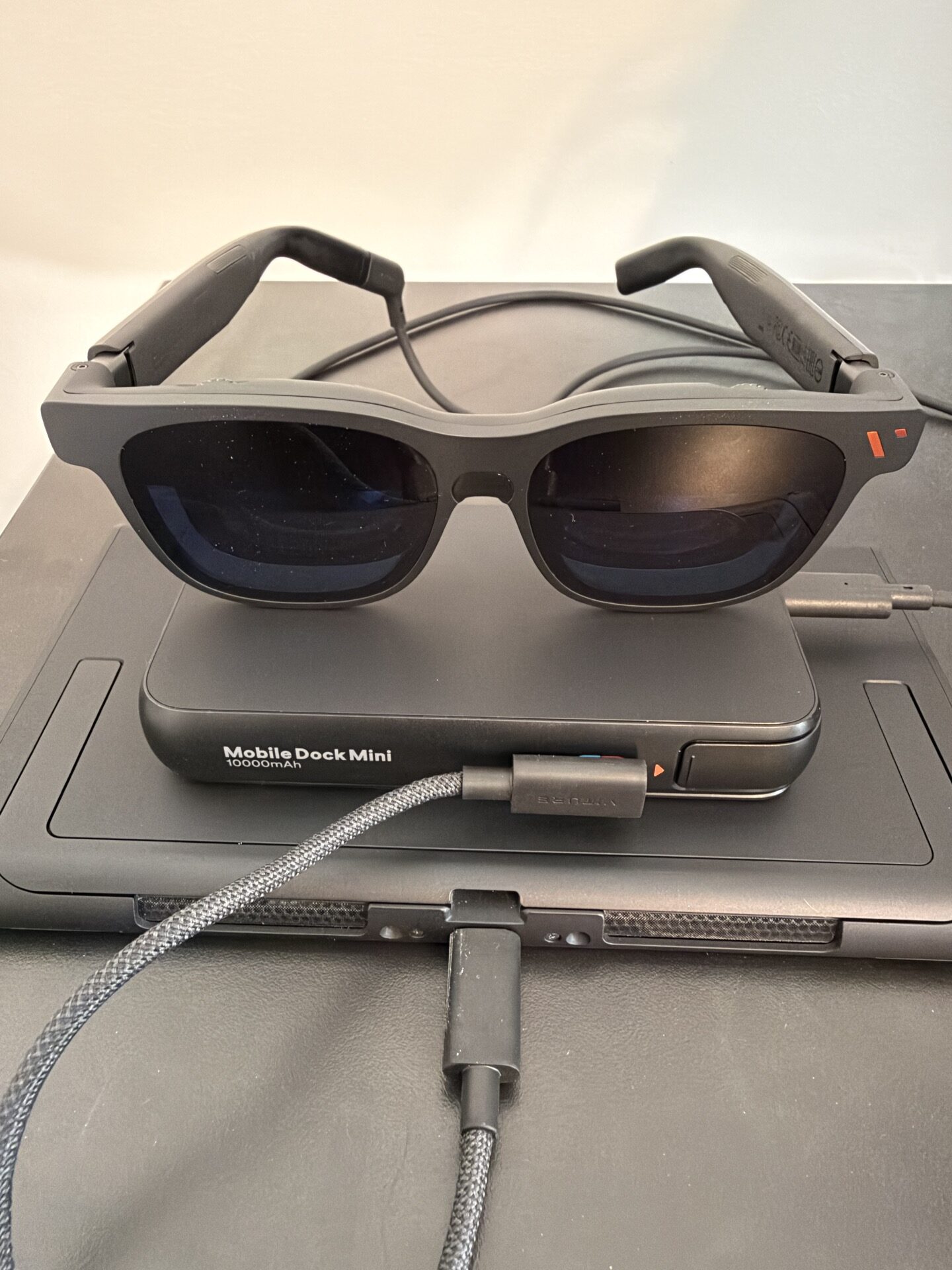 VITURE Mobile Dock Mini with a Nintendo Switch 2 and Pro 2 XR Glasses